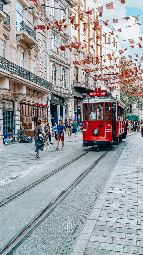 tranvía histórica Estambul
